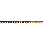 Baltic Amber Teething Necklace. Baroque Rainbow 5mm - XB55RB1M
