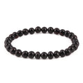 Black Baltic amber baroque adult bracelet, 18cm