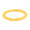 Adult Baltic Amber Bracelet. Baroque Yellow 6mm - XB65YM