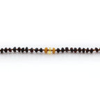 Natural Baltic Amber Teething Bracelet. Round Flat LE105