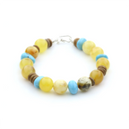 Adult Baltic Amber Bracelet Round Beads 10mm 18gr. SPS30