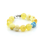 Adult Baltic Amber Bracelet Round Beads 13mm 22gr. SPS07