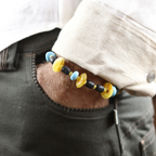Adult Baltic Amber Bracelet Tablet Beads 19gr. SPS23