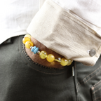 Adult Baltic Amber Bracelet Round Beads 11mm 21gr. SPS36