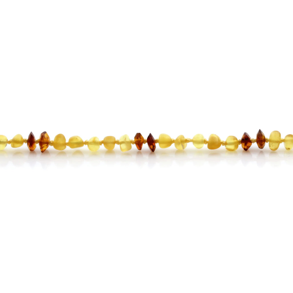 Natural Baltic Amber Teething Bracelet. Baroque LE78