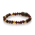 Natural Baltic Amber Teething Bracelet. Baroque LE86