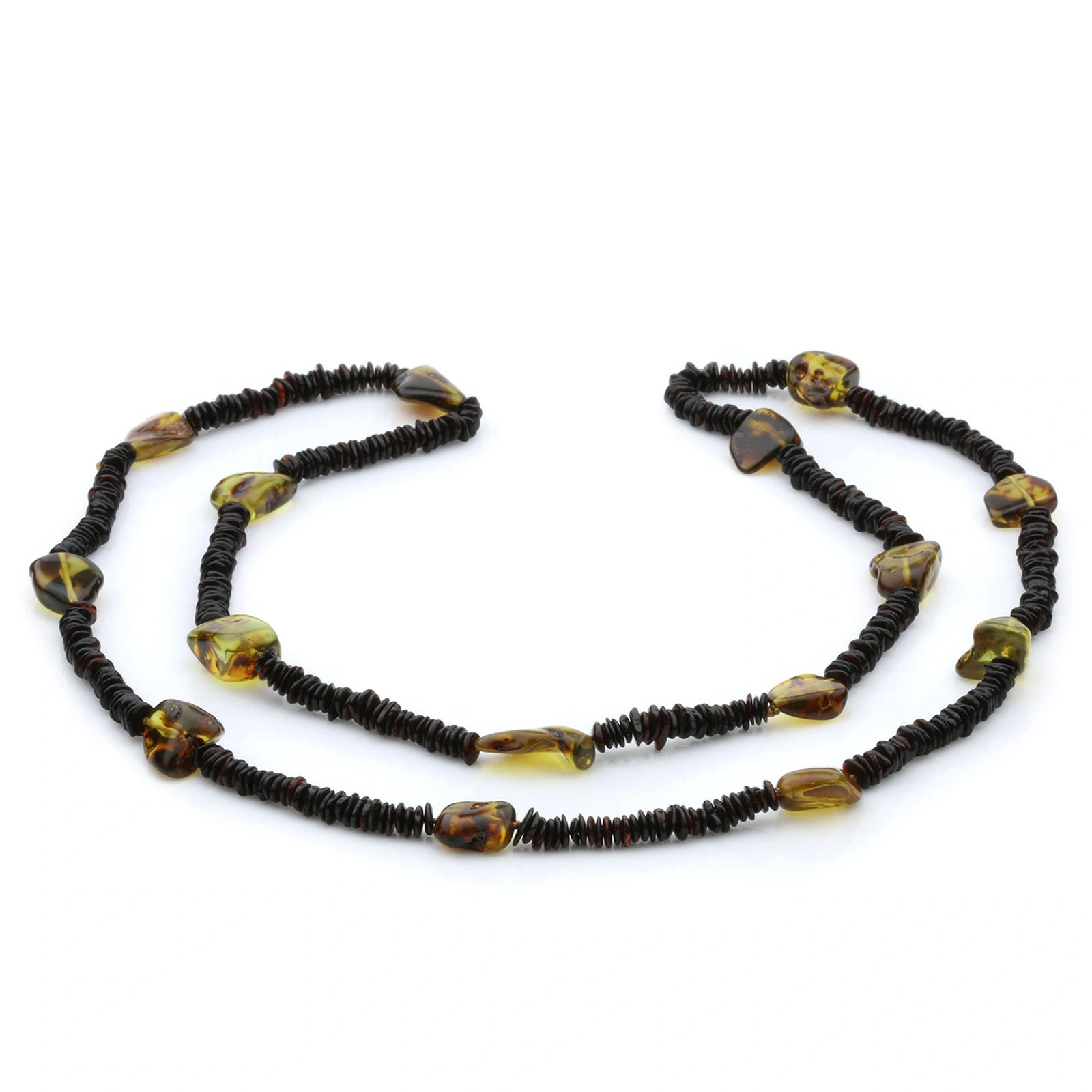 70cm Long Genuine Baltic Amber Necklace for Adult. AGS 027