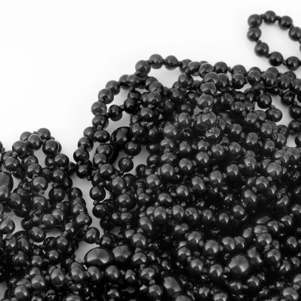 Natural Baltic Amber Junior Necklace. Baroque Black 5mm - XB54B