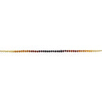 Baltic Amber Teething Necklace. Baroque Rainbow 5mm - XB54R1