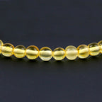 Adult Baltic Amber Bracelet. Baroque Yellow 5mm - XB55Y