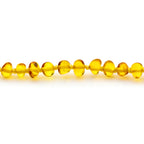 Adult Baltic Amber Necklace. Baroque Light Cognac 4mm - BA151