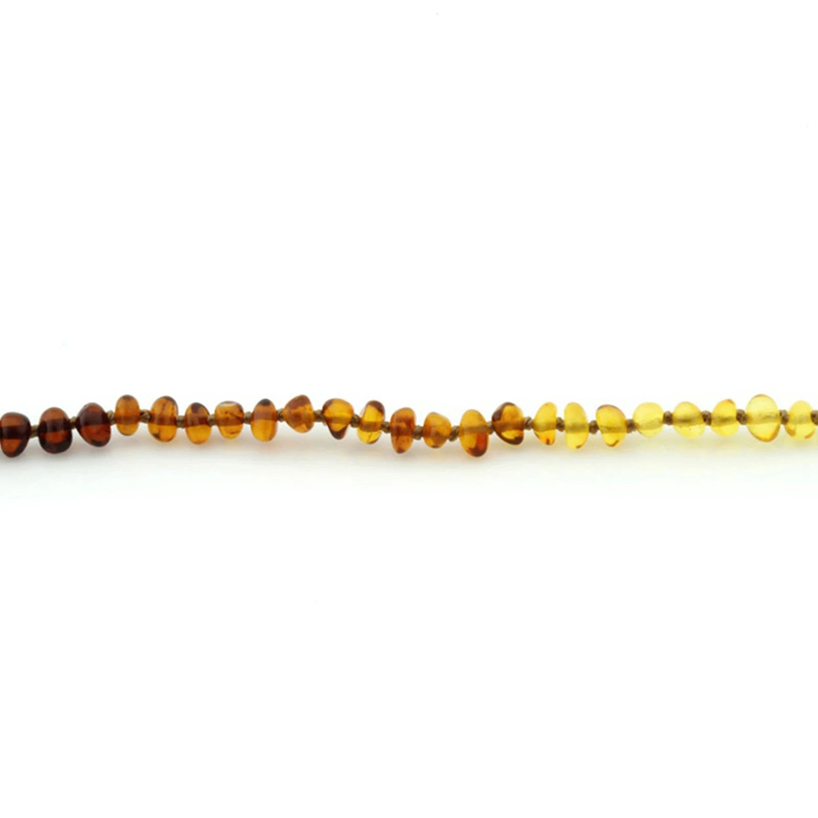 Adult Baltic Amber Necklace. Baroque Rainbow 4mm - BA154