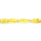 Natural Baltic Amber Necklace with 925 Sterling Silver Clasp Olive 27gr. FBR1