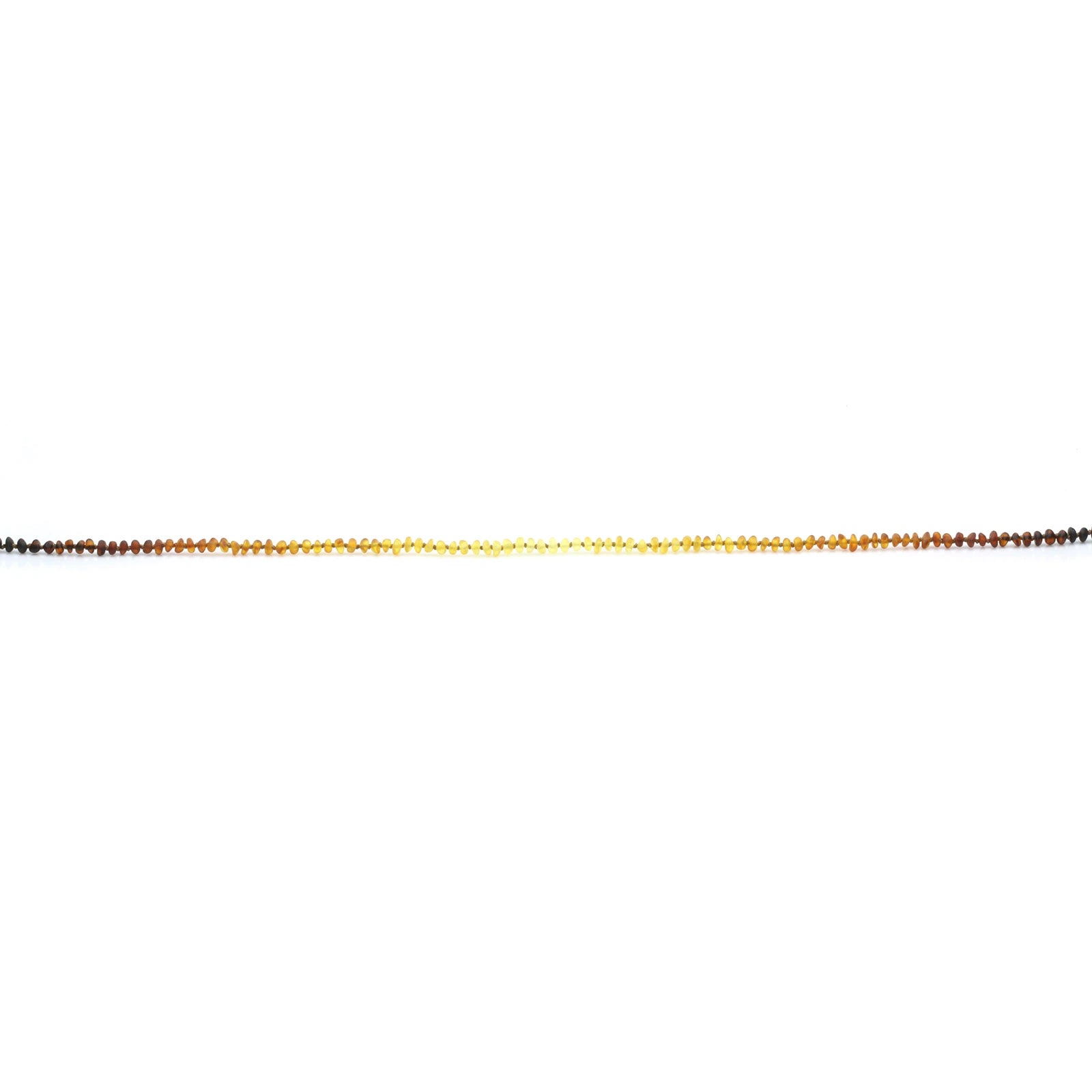 Adult Baltic Amber Necklace. Roundel Rainbow 5mm - RO82