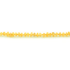 Adult Baltic Amber Necklace. Roundel Yellow 5mm - RO56