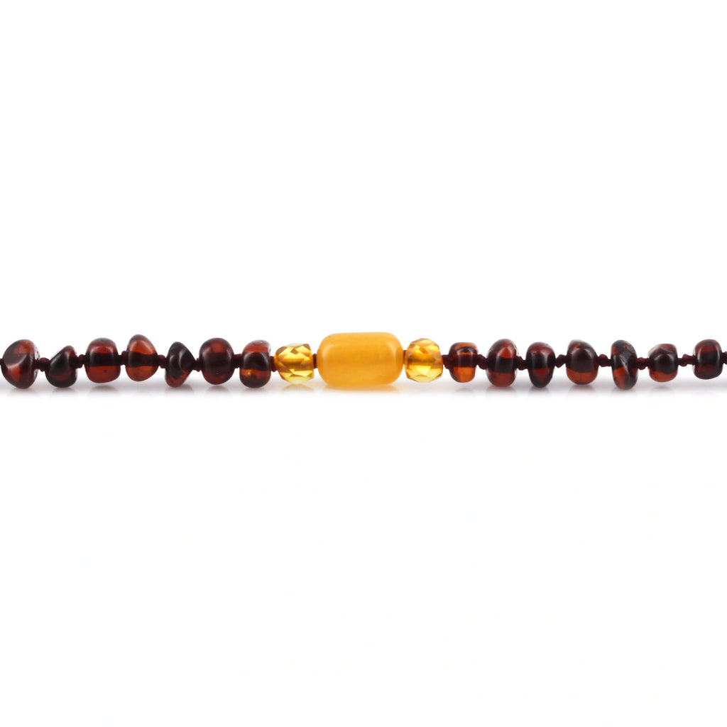 BALTIC AMBER TEETHING NECKLACE. LIMITED EDITION. XLE16
