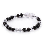 BALTIC AMBER & ROCK CRYSTAL TEETHING BRACELET. LIMITED EDITION. LE487