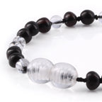 BALTIC AMBER & ROCK CRYSTAL TEETHING BRACELET. LIMITED EDITION. LE487