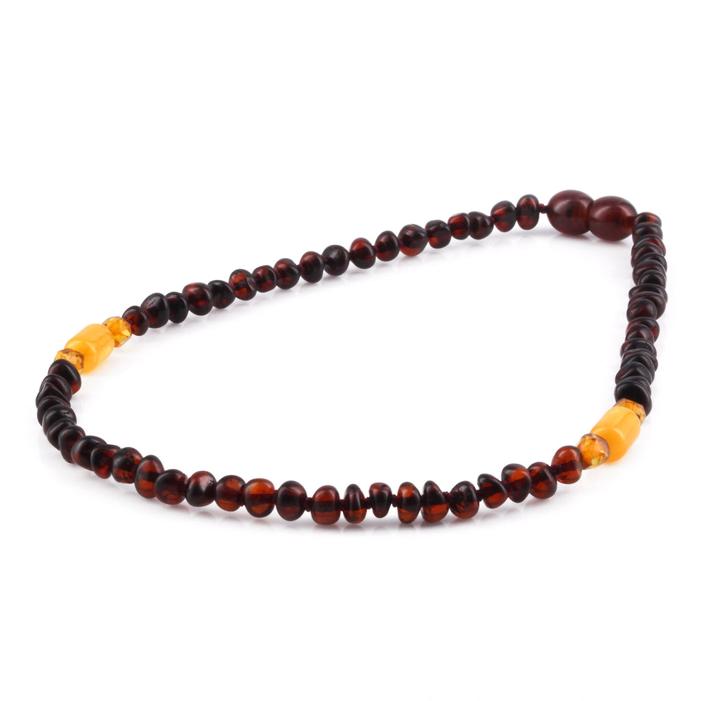 BALTIC AMBER TEETHING NECKLACE. LIMITED EDITION. XLE16