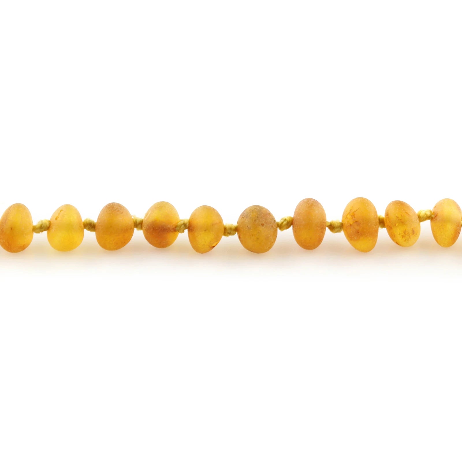 Baltic Amber Teething Necklace. Baroque Cognac 5mm - BA30