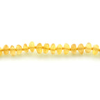 Baltic Amber Teething Bracelet. Roundel Yellow 5mm - RO42
