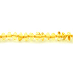 Baltic Amber Teething Bracelet. Roundel Yellow 5mm - RO35