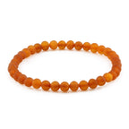 Adult Baltic Amber Bracelet. Baroque Light Cognac 5mm - XB54LCM