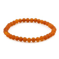 Adult Baltic Amber Bracelet. Baroque Light Cognac 5mm - XB54LCM
