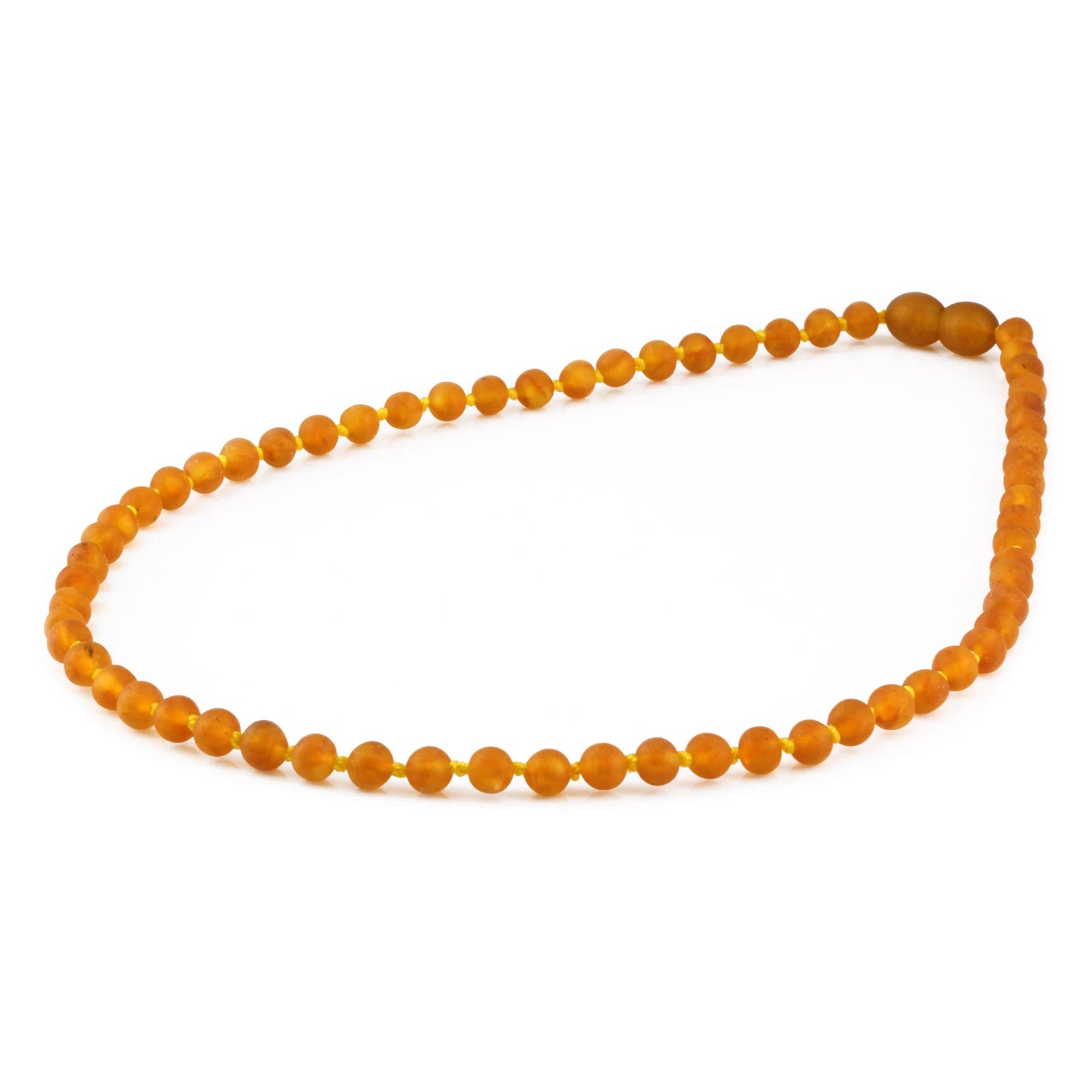 Adult Baltic Amber Necklace. Baroque Light Cognac 5mm - XB54LCM-Y