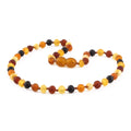 Baltic Amber Child Necklace. Baroque Multicolour 5mm - XB54MM