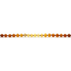 Baltic Amber Teething Necklace. Baroque Rainbow 5mm - XB54R2M