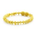 Butterscotch Baltic amber roundel children's bracelet, 15cm