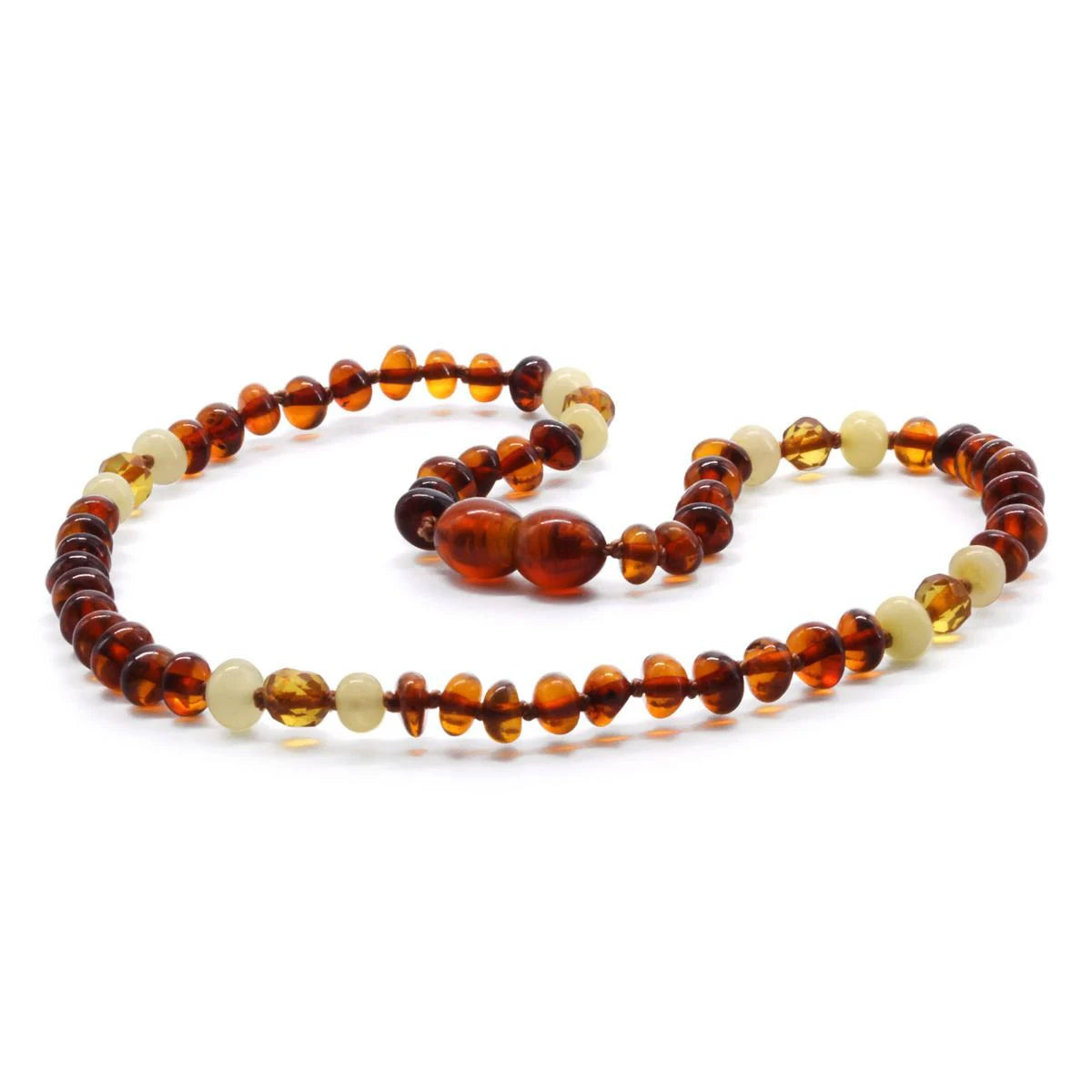 BALTIC AMBER TEETHING NECKLACE. LIMITED EDITION. BE175