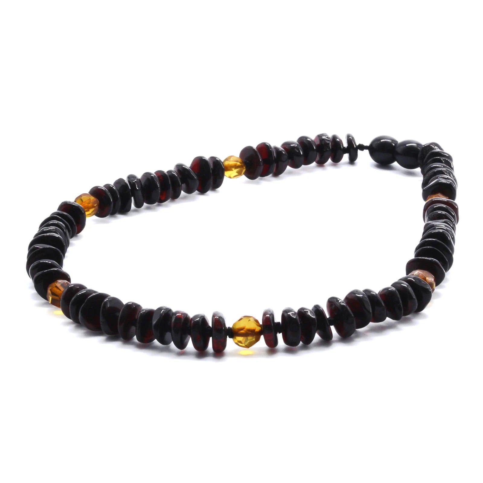 BALTIC AMBER TEETHING NECKLACE 32CM. LIMITED EDITION. BE178