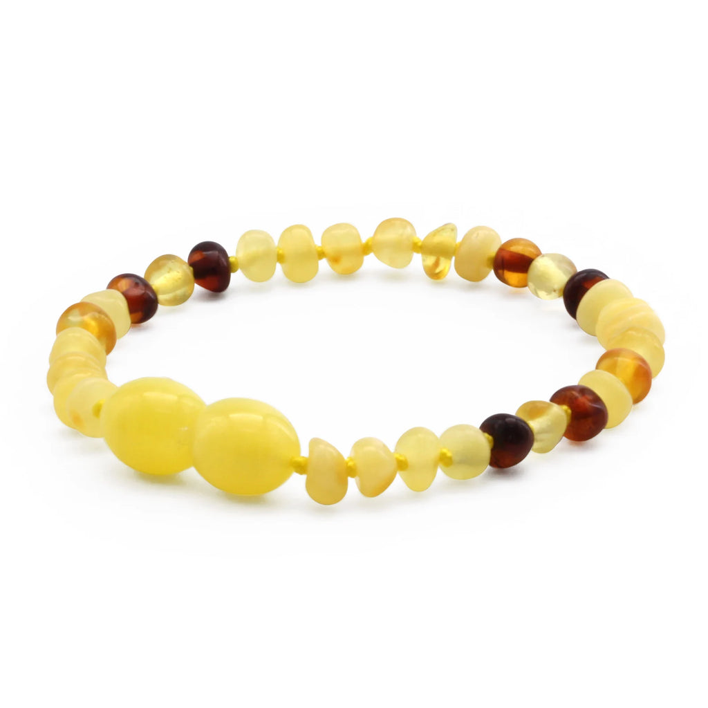 BALTIC AMBER TEETHING BRACELET. LIMITED EDITION. LE393
