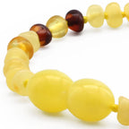 BALTIC AMBER TEETHING BRACELET. LIMITED EDITION. LE393