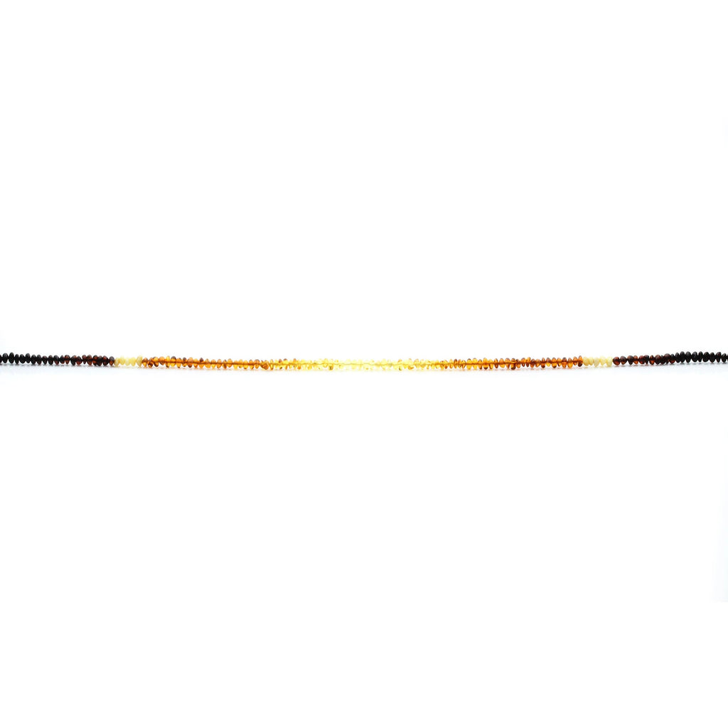 Adult Baltic Amber & 925 sterling silver clasp 45cm. LE16