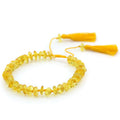 Baltic amber tablet adult bracelet, 18cm