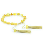 NATURAL BALTIC AMBER TASSEL BRACELET for Adult. TSL24