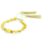 NATURAL BALTIC AMBER TASSEL BRACELET for Adult. TSL24