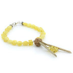 NATURAL BALTIC AMBER TASSEL BRACELET for Adult. TSL26