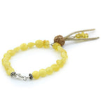 NATURAL BALTIC AMBER TASSEL BRACELET for Adult. TSL26