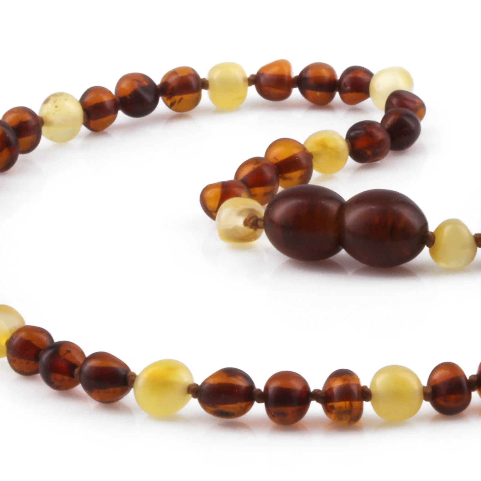 BALTIC AMBER TEETHING NECKLACE. LIMITED EDITION. XLE9