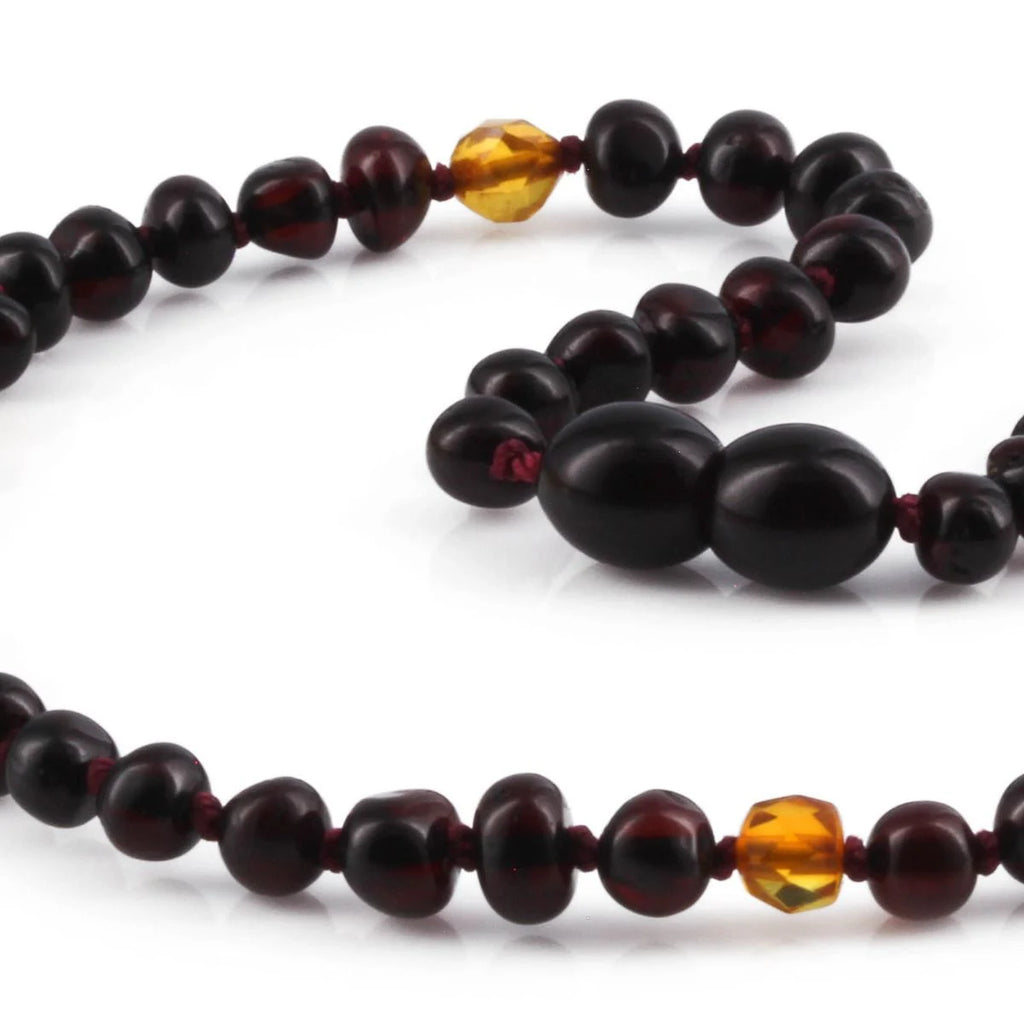 BALTIC AMBER TEETHING NECKLACE. LIMITED EDITION. XLE14