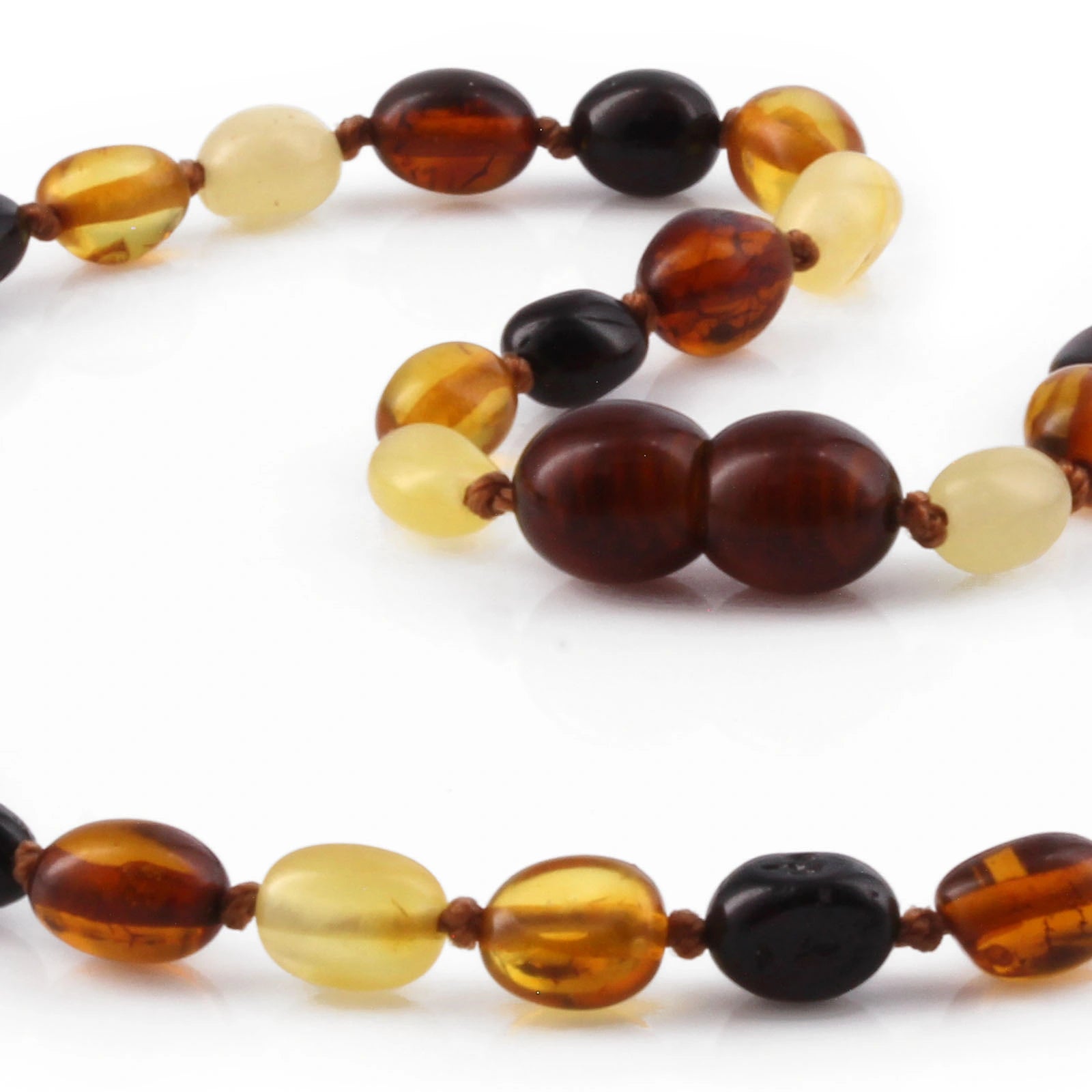 BALTIC AMBER TEETHING NECKLACE. LIMITED EDITION. XLE23