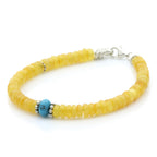 NATURAL BALTIC AMBER TURQUOISE 925 STERLING SILVER BRACELET. SPT03