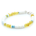 NATURAL BALTIC AMBER SHELL TURQUOISE 925 STERLING SILVER BRACELET. SPT81