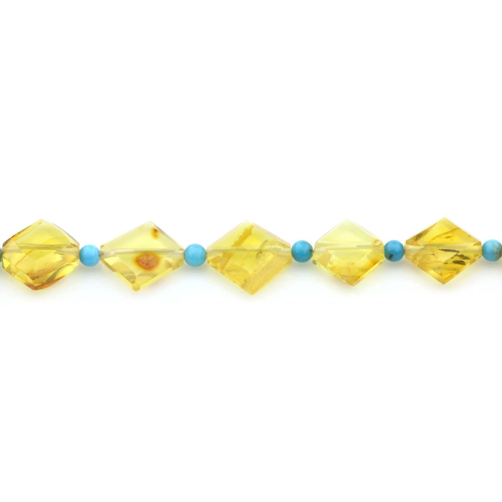 Adult Baltic Amber Turqouise 925 Sterling Silver Bracelet. OCT49A