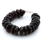 Adult Baltic Amber & 925 Sterling Silver Clasp Bracelet 20cm. SB46