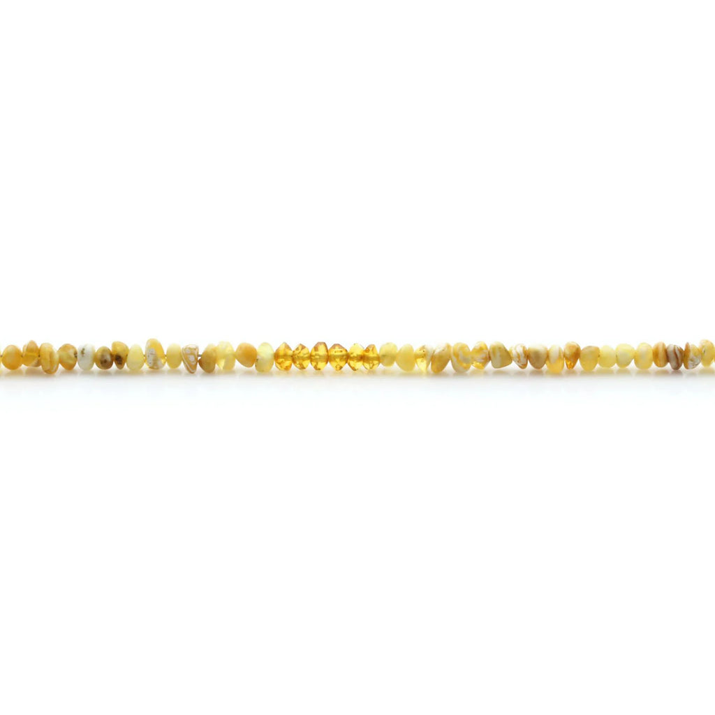 Adult Baltic Amber Necklace & 925 Sterling Silver Clasp 45cm. LE32